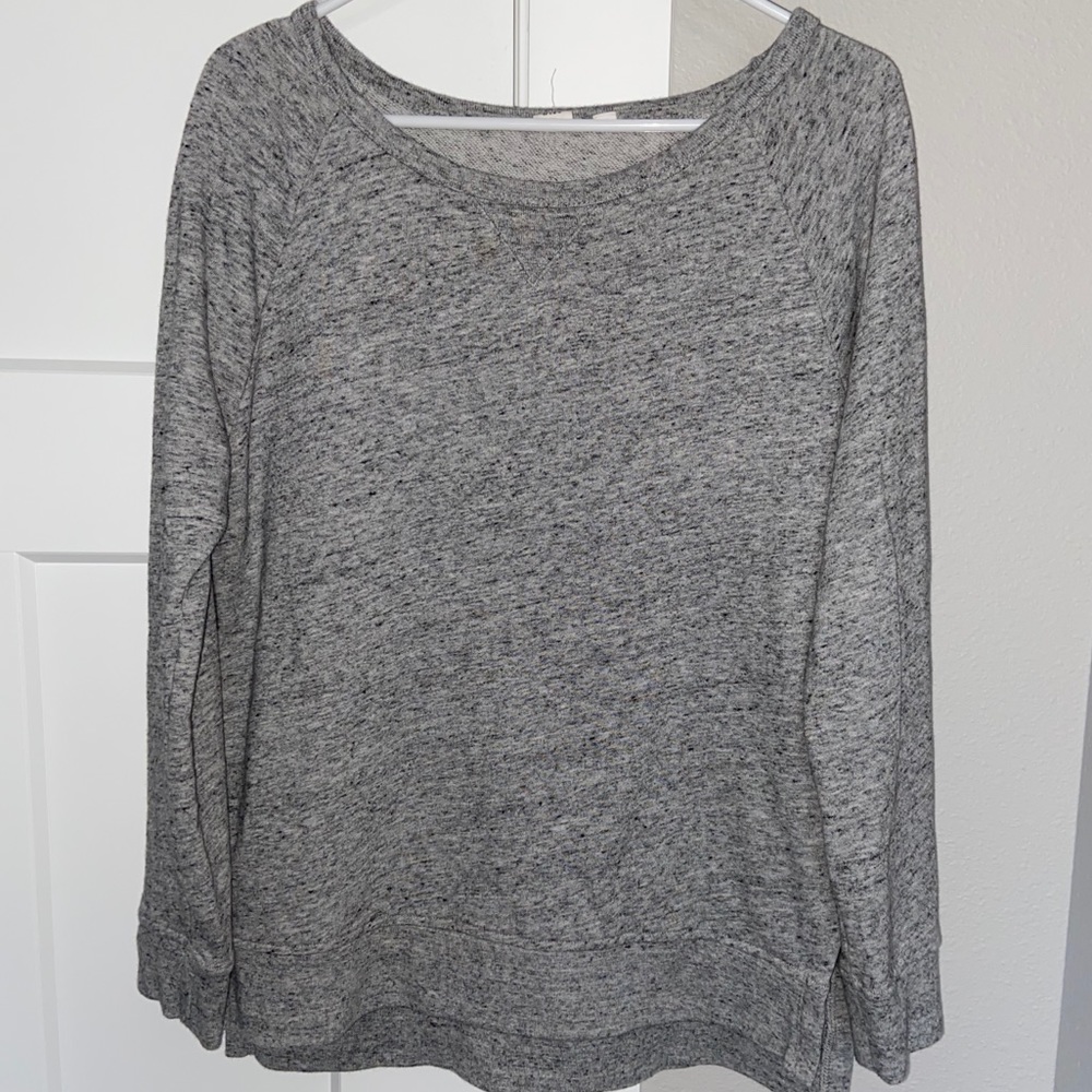GAP grey terry sweatshirt